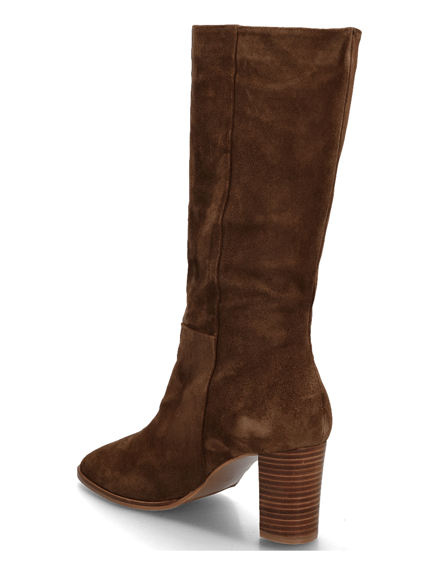 Billi Bi - Long Boots - knähöga stövlar - arabica babysilk suede - 1