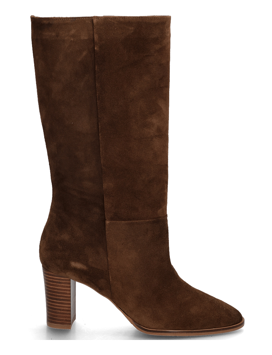 Billi Bi - Long Boots - knähöga stövlar - arabica babysilk suede - 2
