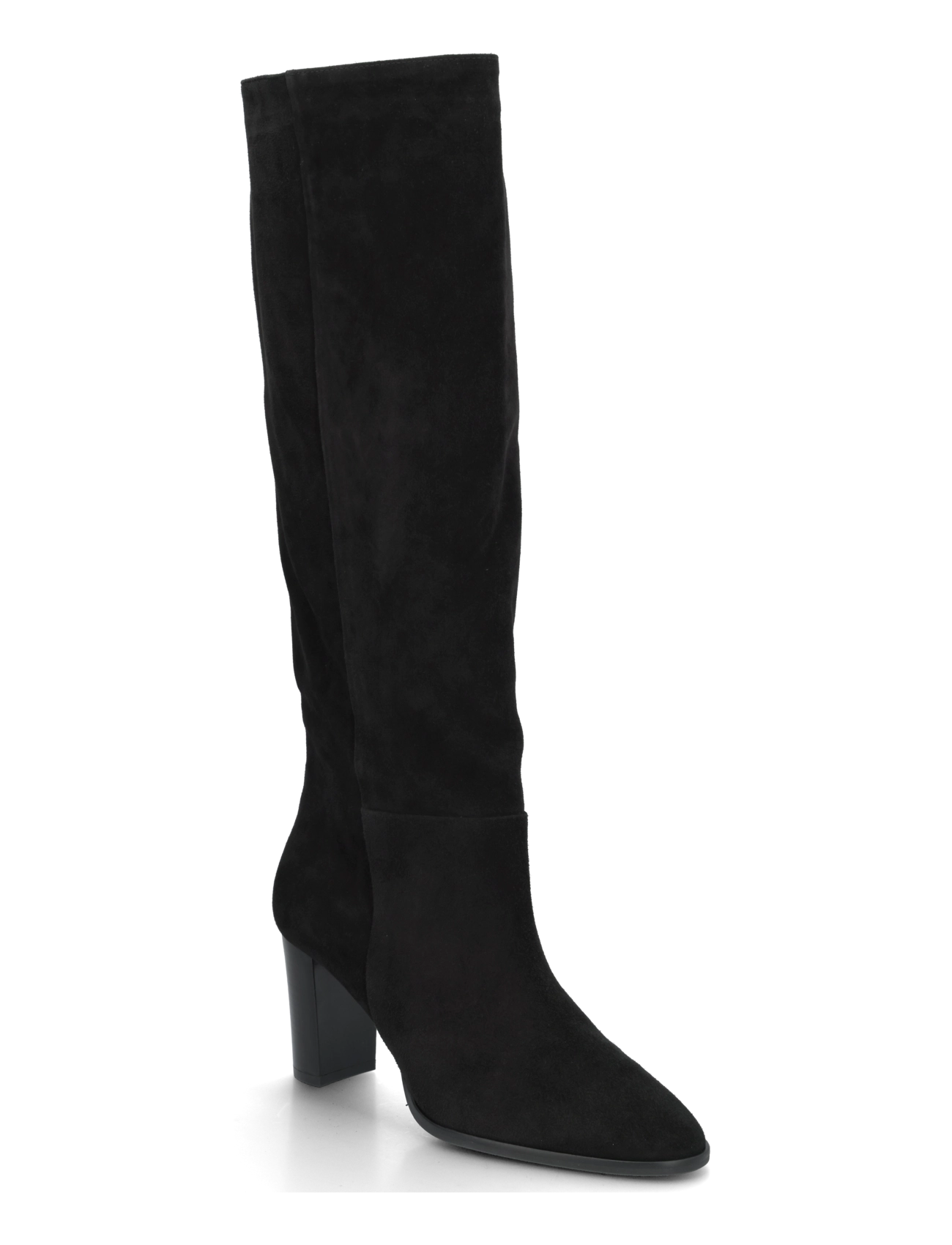 Billi Bi Long Boots - Tall boots - BLACK BABYSILK SUEDE / black
