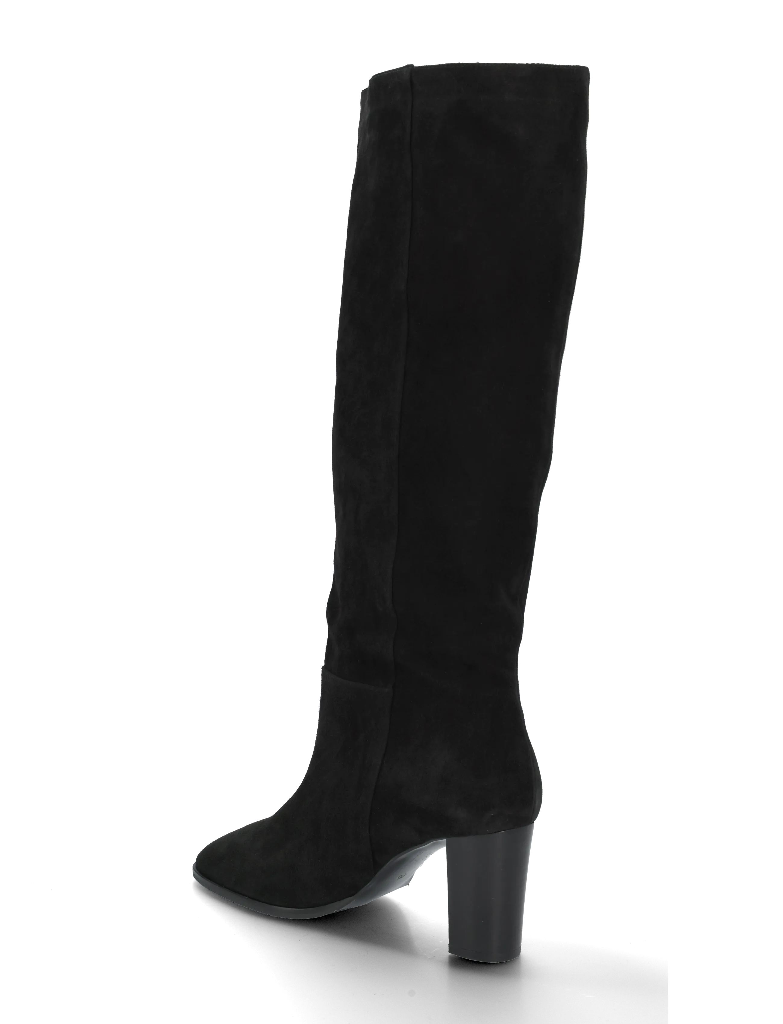 Billi Bi - Long Boots - knähöga stövlar - black babysilk suede - 1