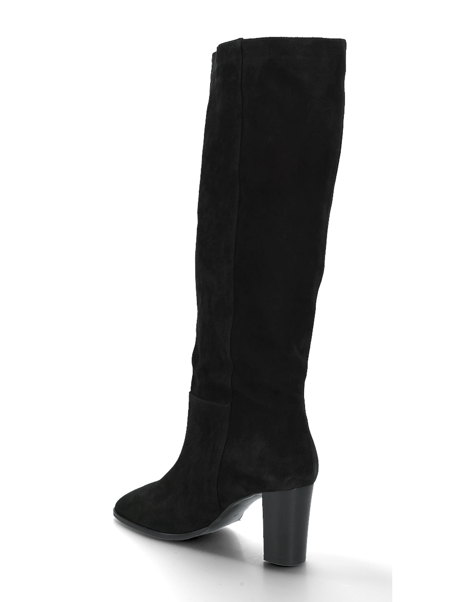 Billi Bi - Long Boots - knähöga stövlar - black babysilk suede - 1