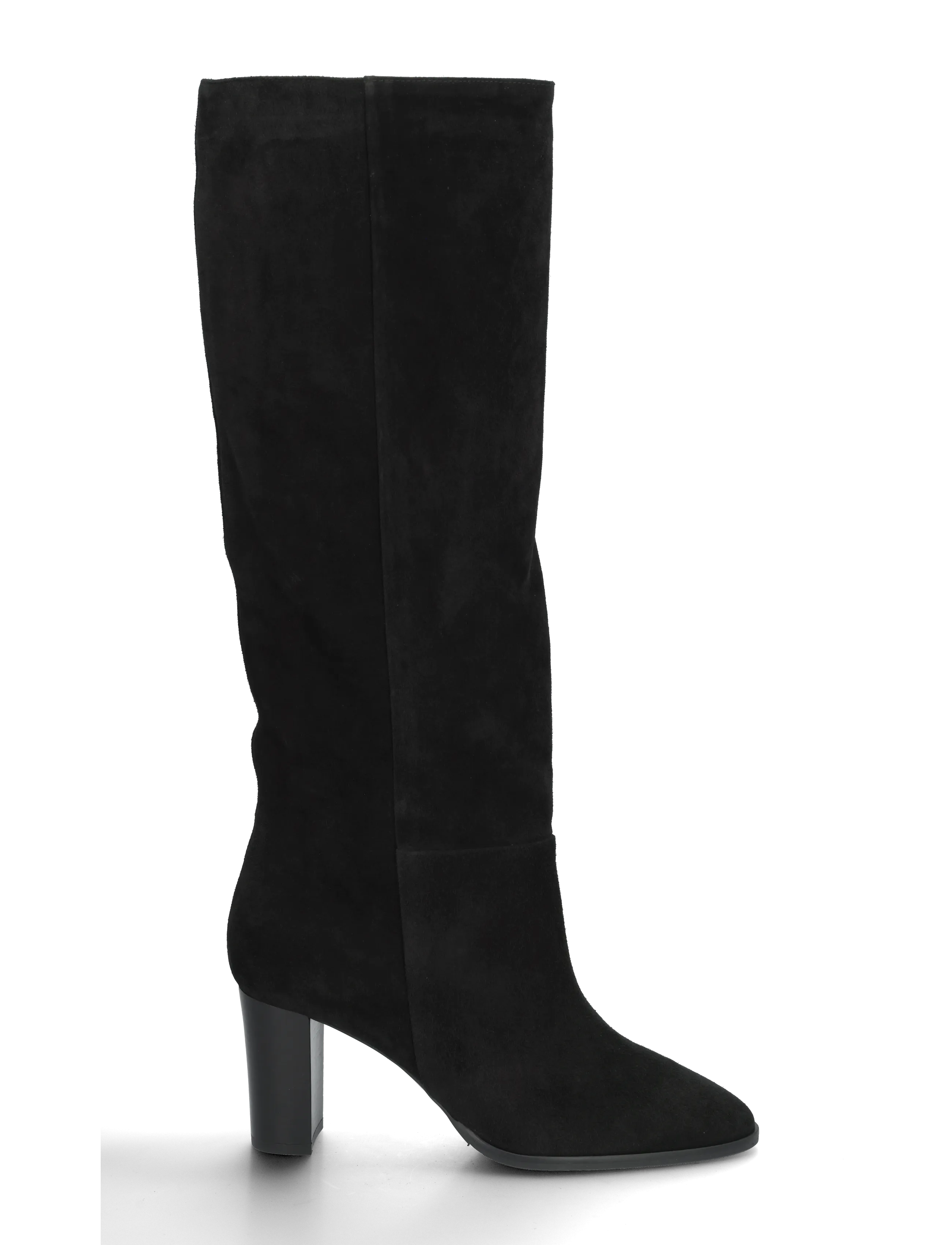 Billi Bi - Long Boots - knähöga stövlar - black babysilk suede - 2