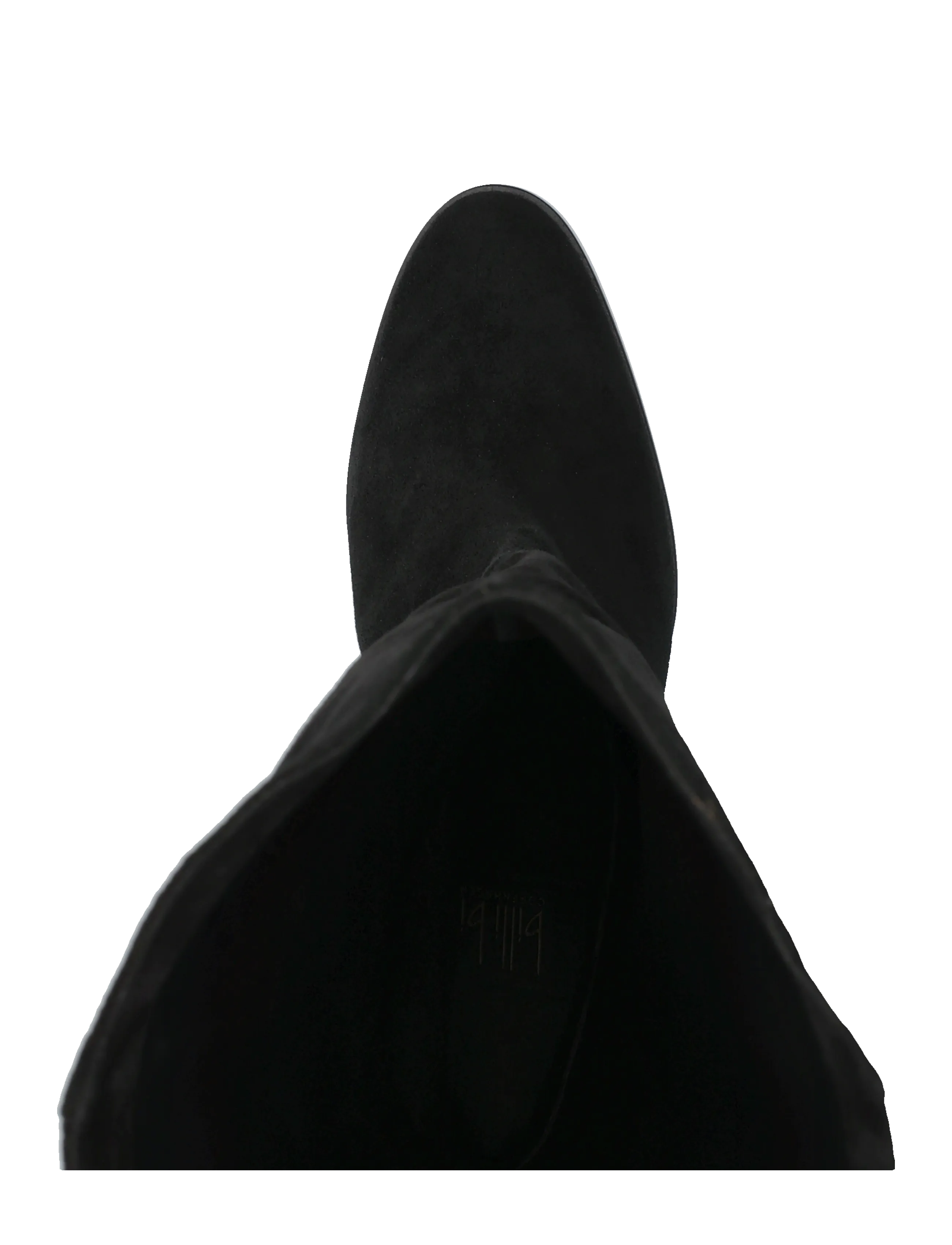 Billi Bi - Long Boots - knähöga stövlar - black babysilk suede - 3