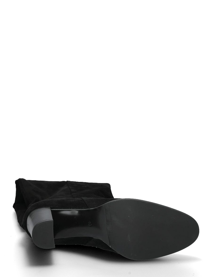 Billi Bi - Long Boots - knähöga stövlar - black babysilk suede - 4