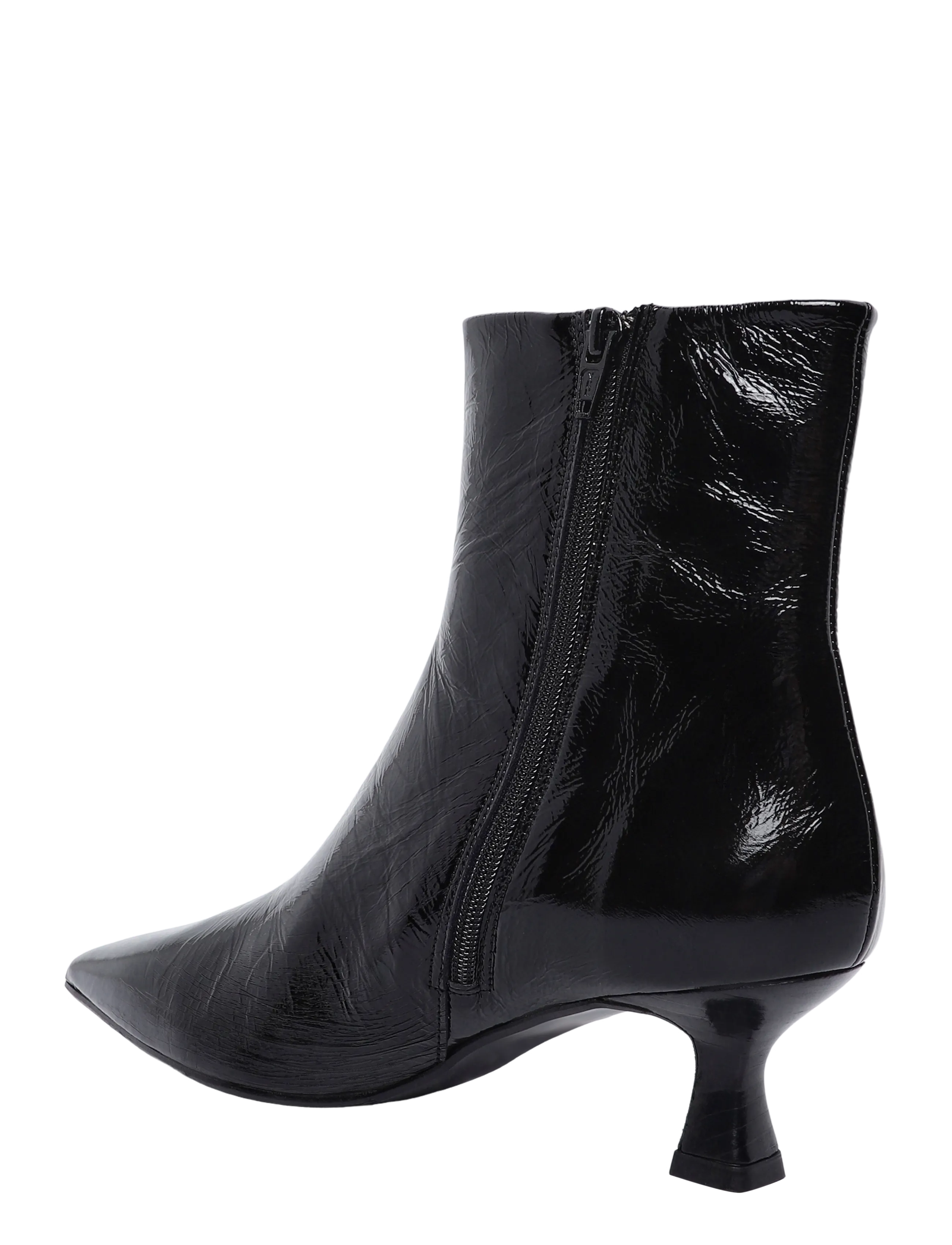 Billi Bi - Booties - kontsaga poolsaapad - black naplack - 1