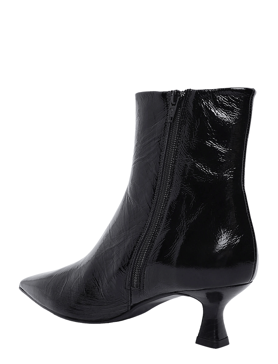 Billi Bi - Booties - stiefeletten mit absatz - black naplack - 1