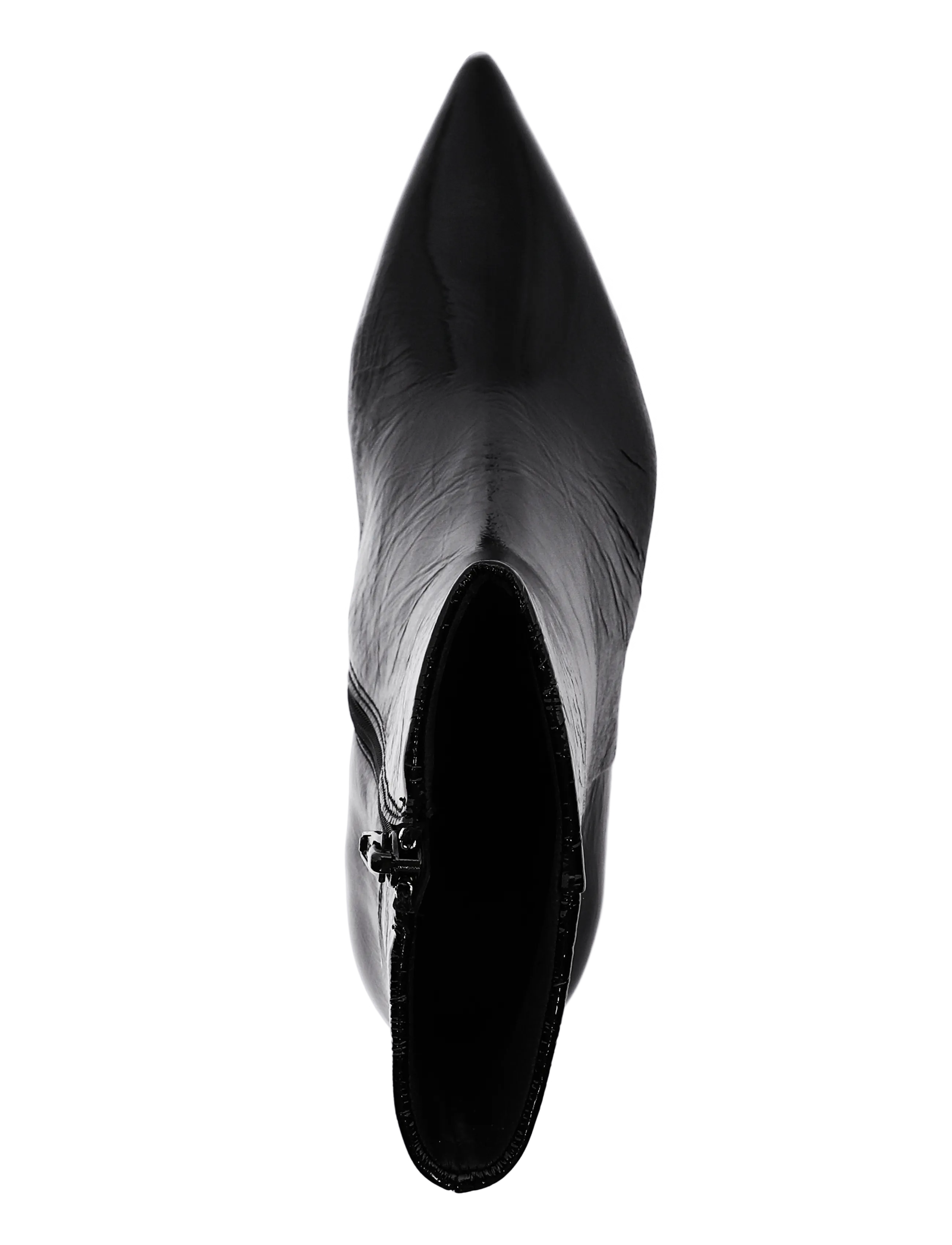 Billi Bi - Booties - kontsaga poolsaapad - black naplack - 3