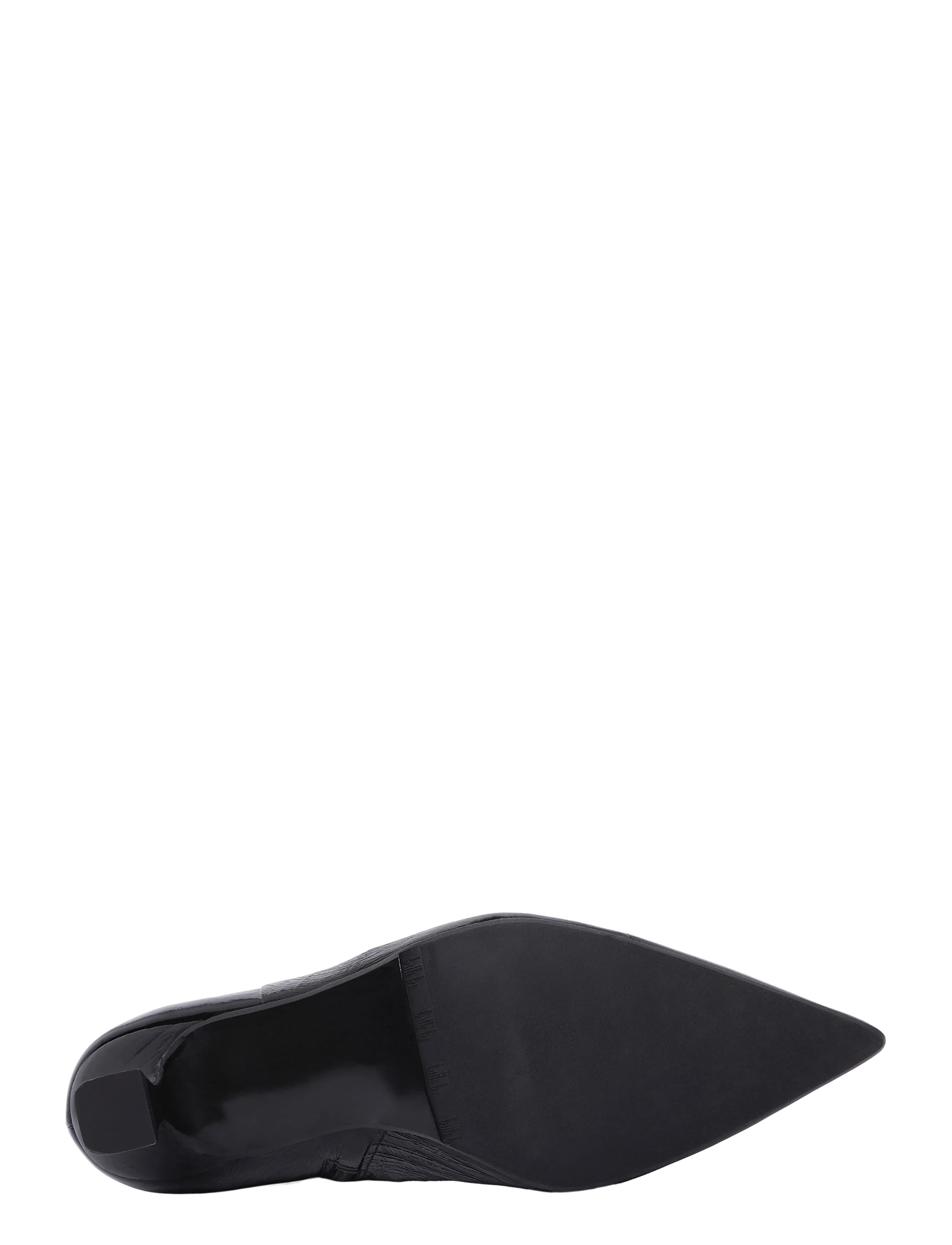 Billi Bi - Booties - kontsaga poolsaapad - black naplack - 4