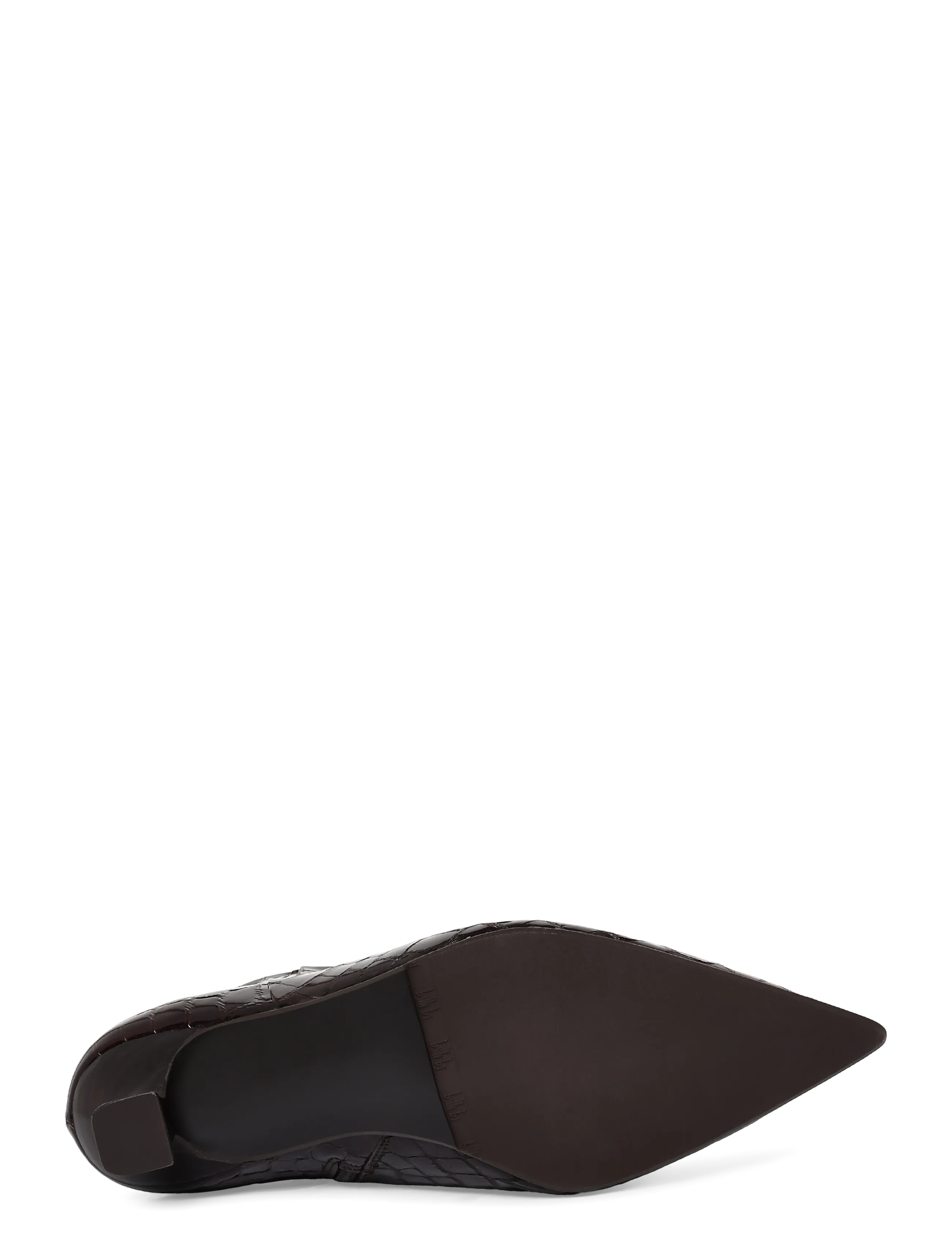 Billi Bi - Booties - stiefeletten mit absatz - brown croco patent - 4