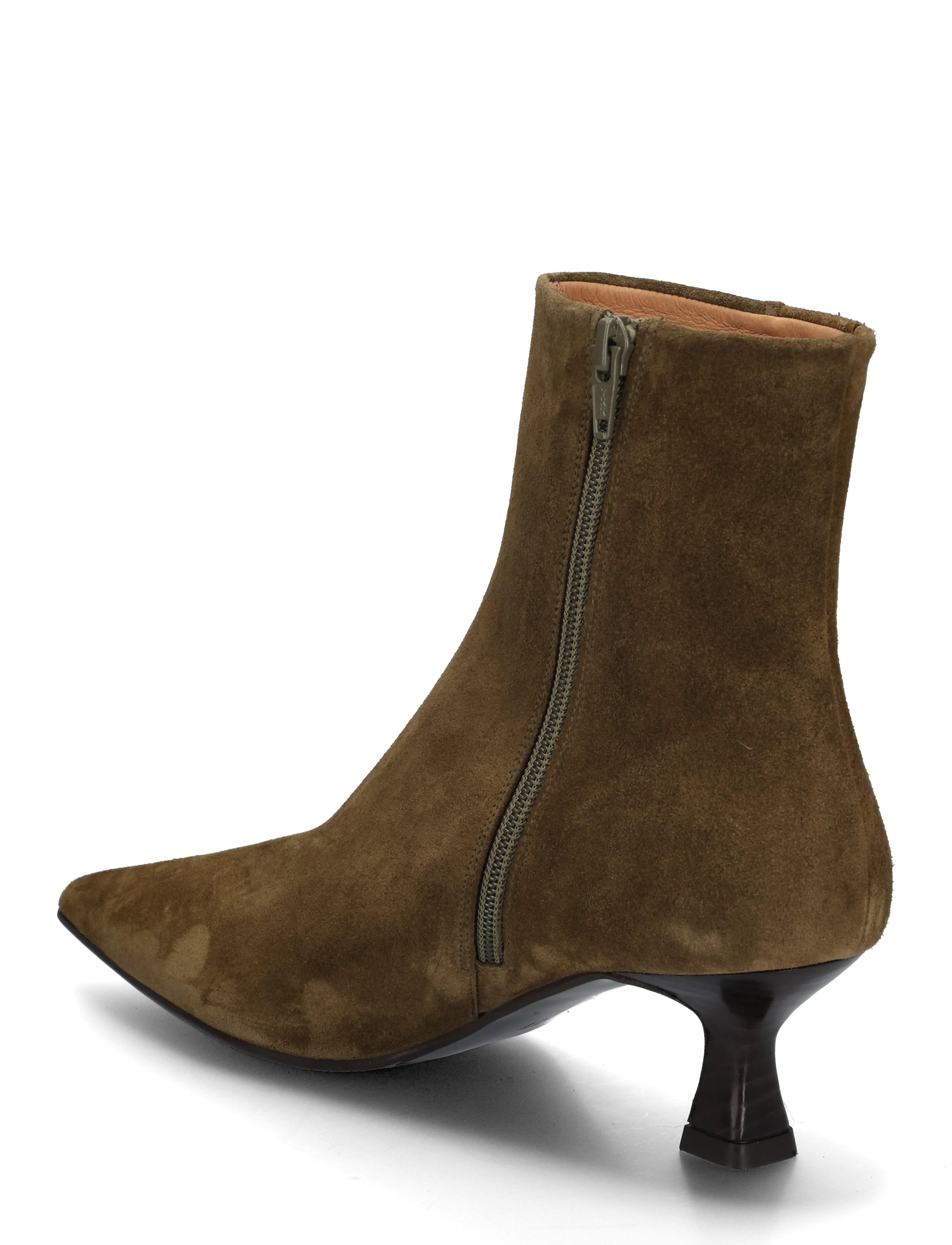 Billi Bi - Booties - stiefeletten mit absatz - oliva babysilk suede - 1