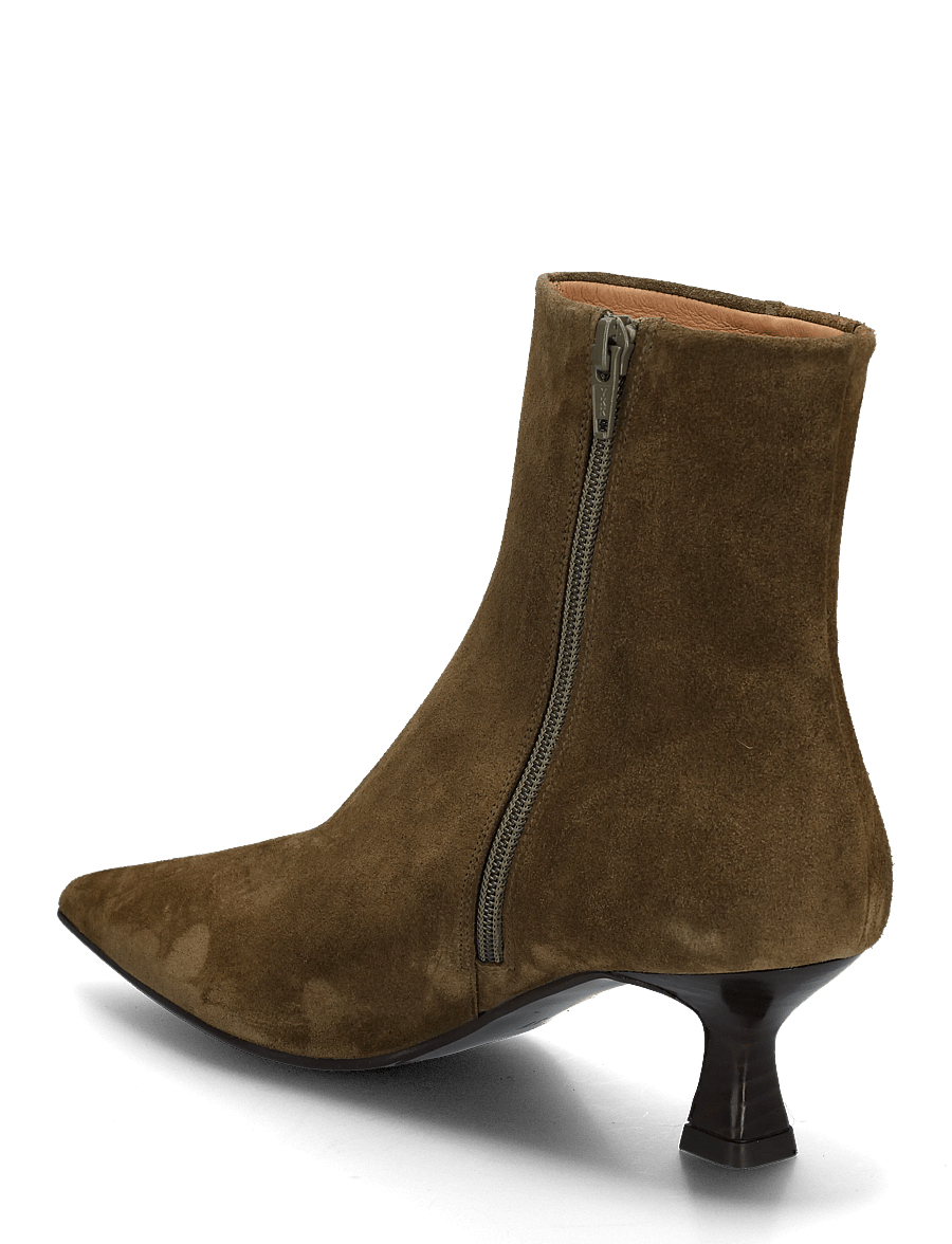 Billi Bi - Booties - stiefeletten mit absatz - oliva babysilk suede - 1