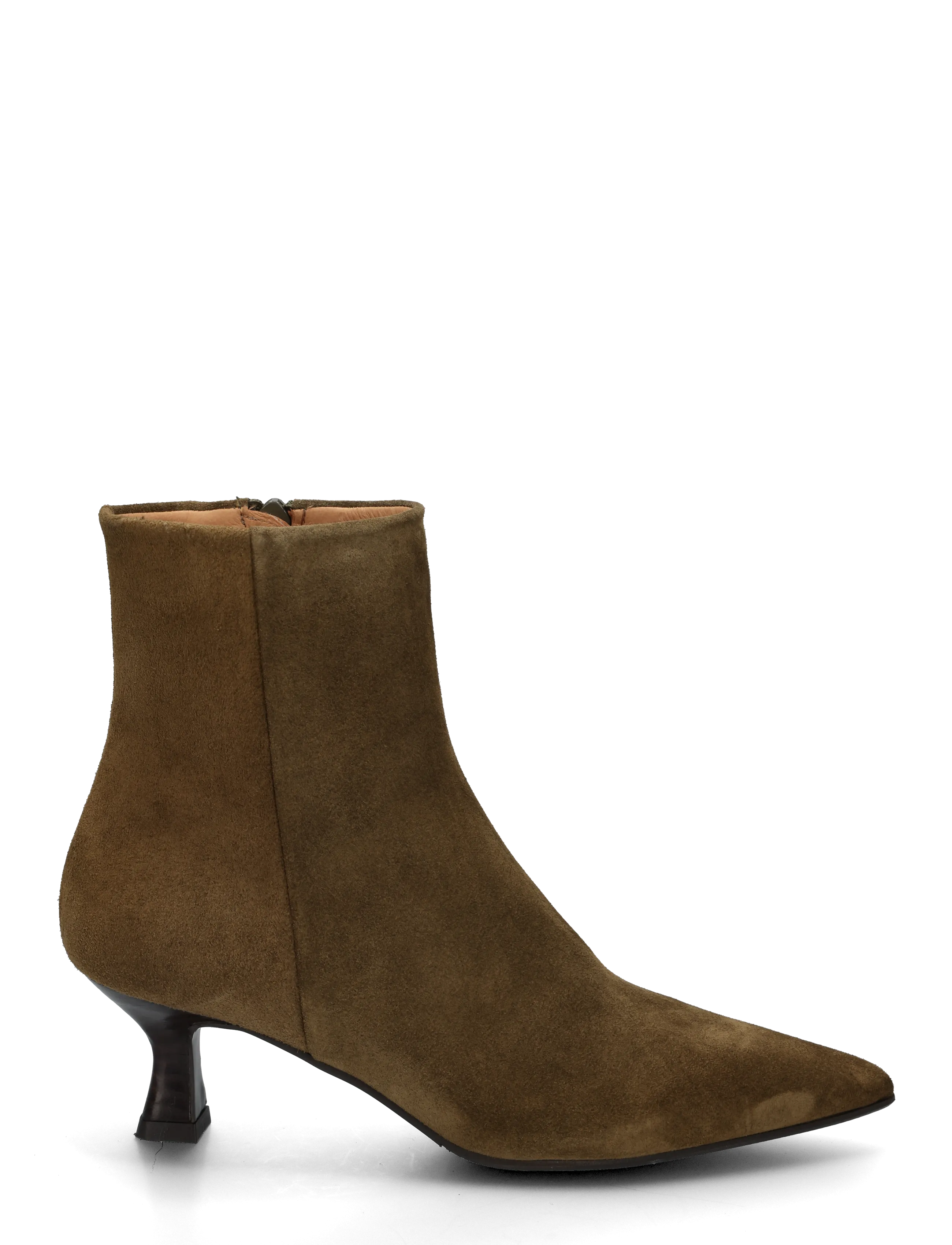 Billi Bi - Booties - stiefeletten mit absatz - oliva babysilk suede - 2