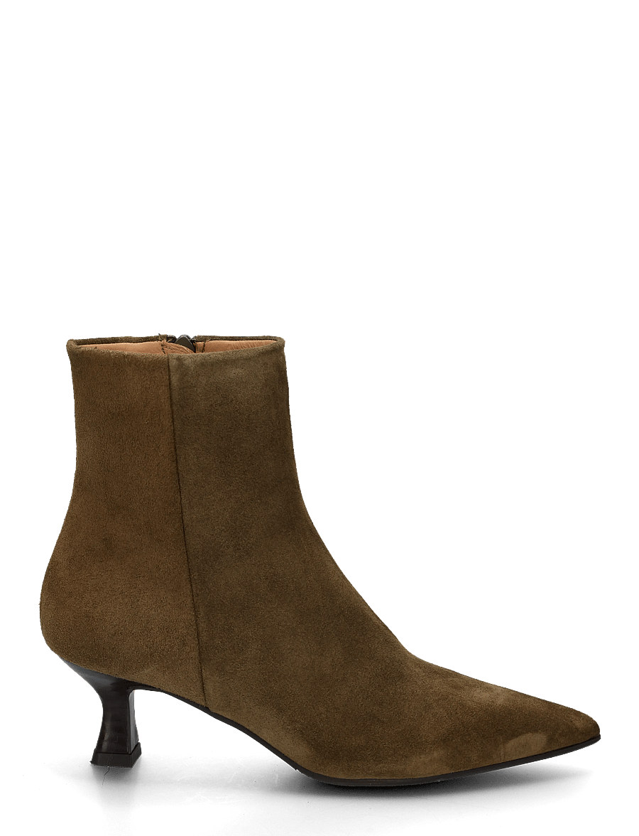 Billi Bi - Booties - stiefeletten mit absatz - oliva babysilk suede - 2