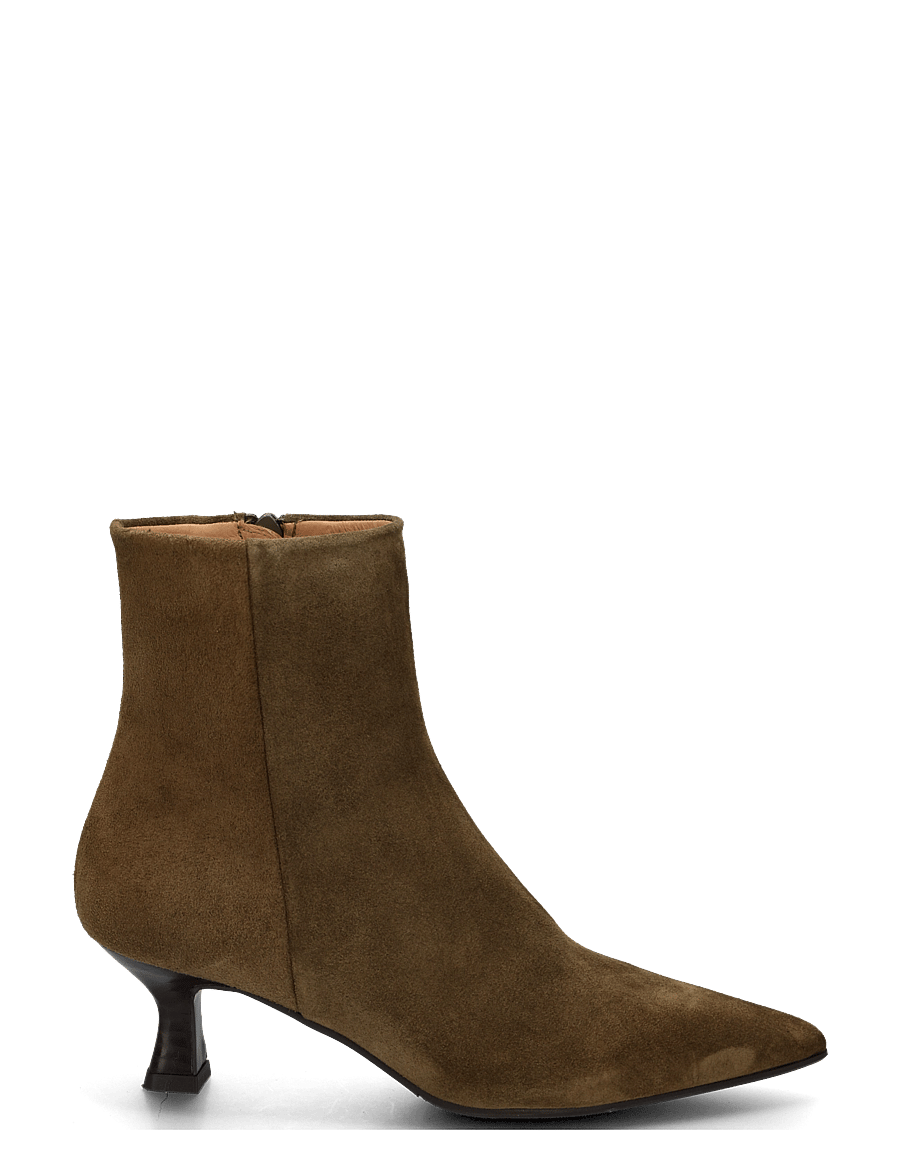 Billi Bi - Booties - stiefeletten mit absatz - oliva babysilk suede - 2