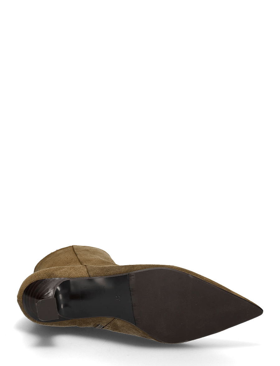Billi Bi - Booties - stiefeletten mit absatz - oliva babysilk suede - 4