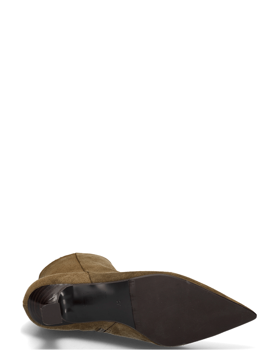 Billi Bi - Booties - stiefeletten mit absatz - oliva babysilk suede - 4