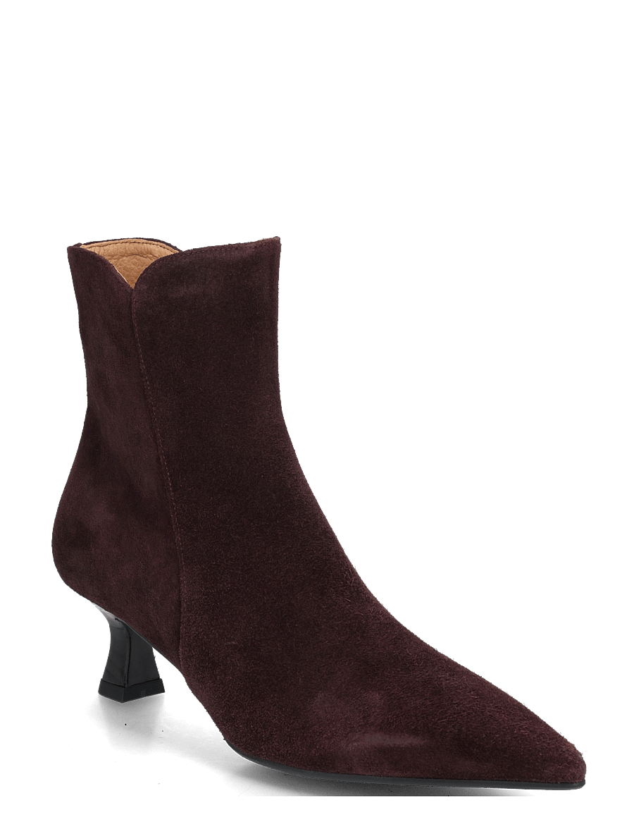 Billi Bi - Booties - stiefeletten mit absatz - mulberry babysilk suede - 0