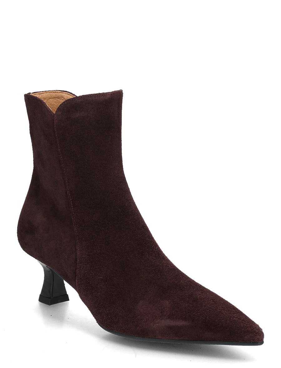 Billi Bi - Booties - kontsaga poolsaapad - mulberry babysilk suede - 0