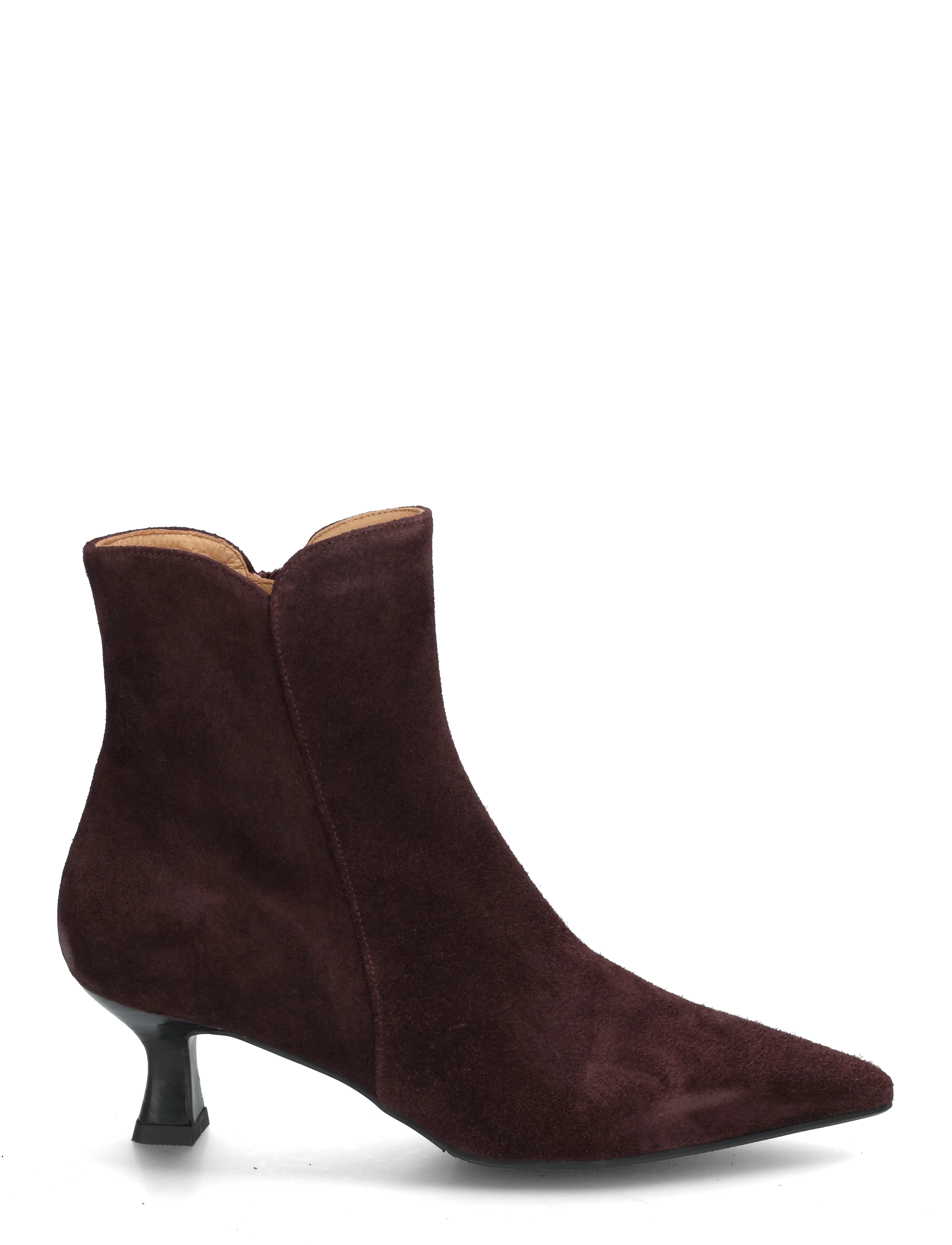 Billi Bi - Booties - kontsaga poolsaapad - mulberry babysilk suede - 2