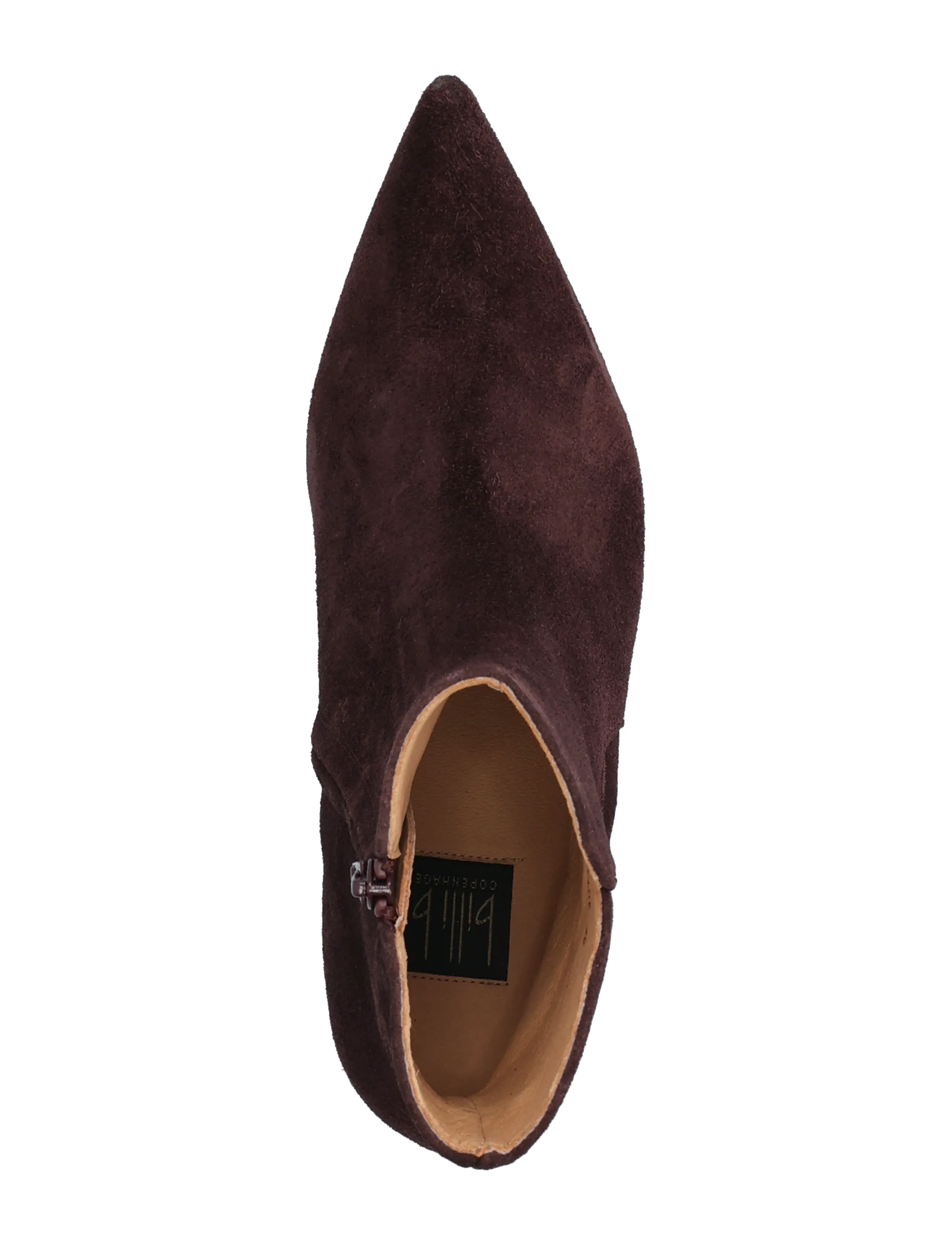Billi Bi - Booties - kontsaga poolsaapad - mulberry babysilk suede - 3