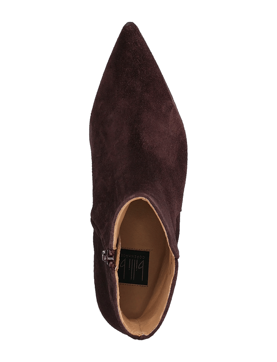Billi Bi - Booties - kontsaga poolsaapad - mulberry babysilk suede - 3