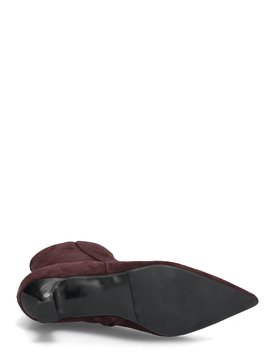 Billi Bi - Booties - kontsaga poolsaapad - mulberry babysilk suede - 4