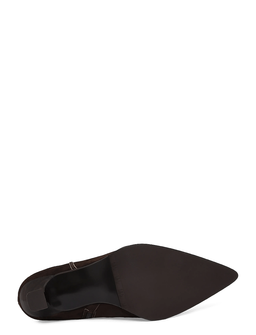 Billi Bi - Booties - stiefeletten mit absatz - dark brown suede - 4