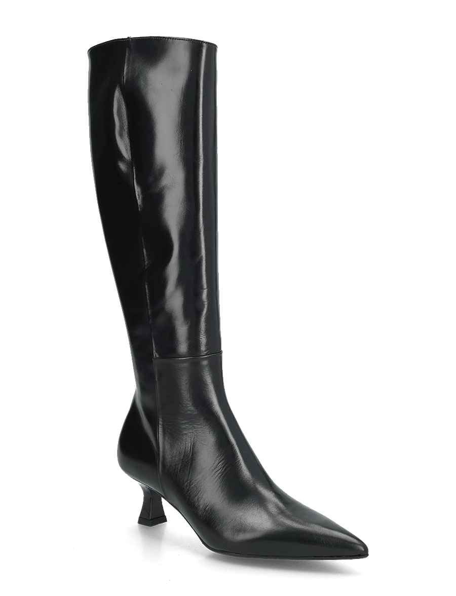 Billi Bi - Long Boots - langskaftede støvler - black calf - 1