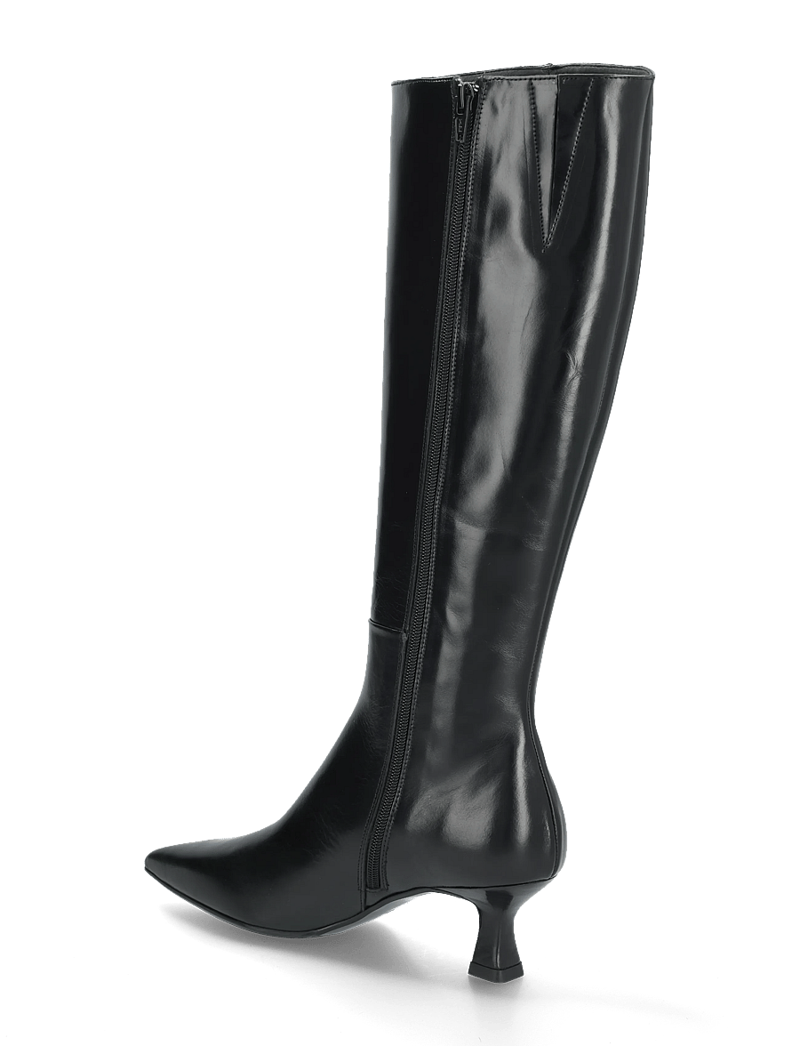 Billi Bi - Long Boots - langskaftede støvler - black calf - 2