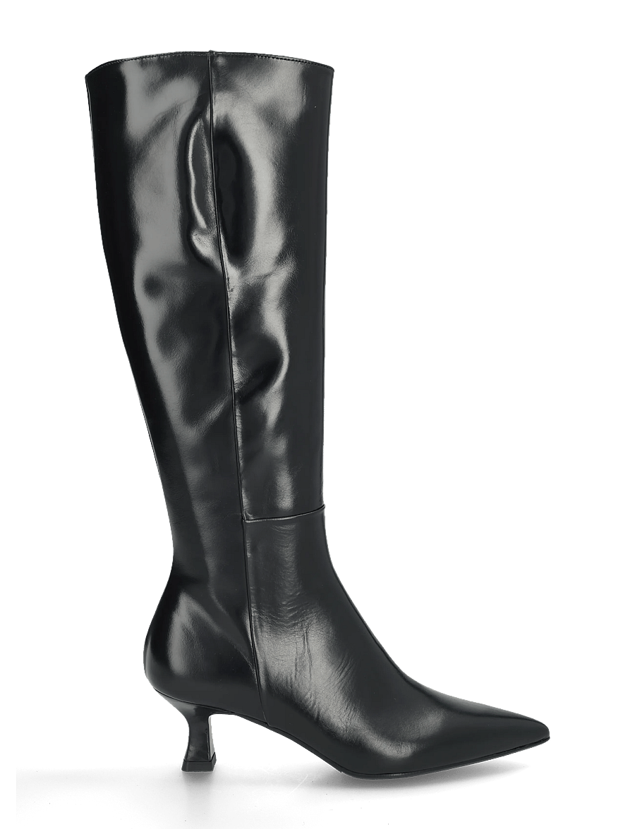 Billi Bi - Long Boots - langskaftede støvler - black calf - 3