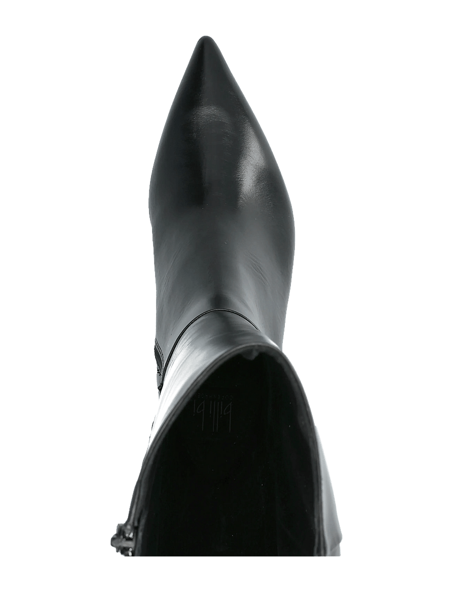 Billi Bi - Long Boots - langskaftede støvler - black calf - 4