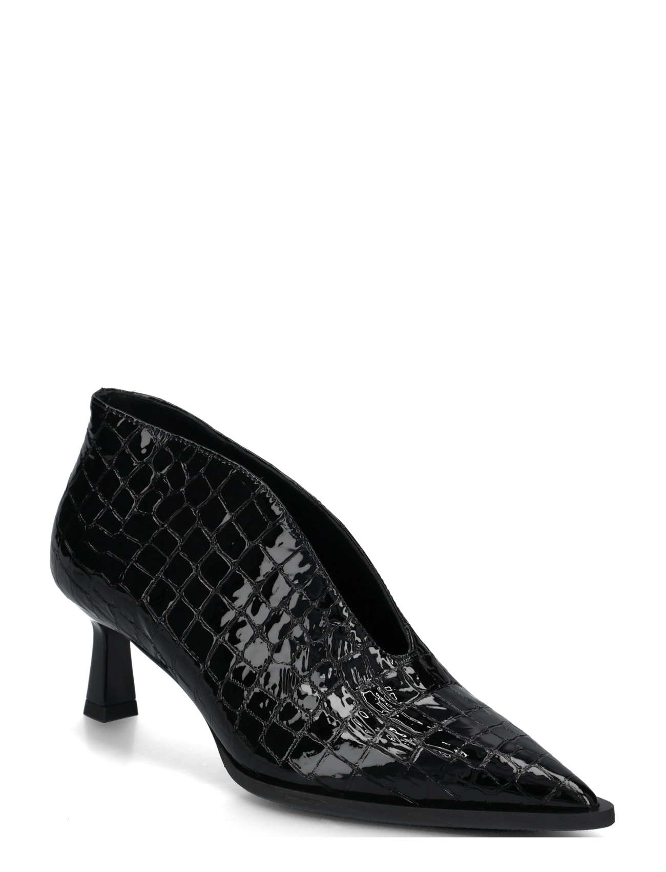 BLACK CROCO PATENT