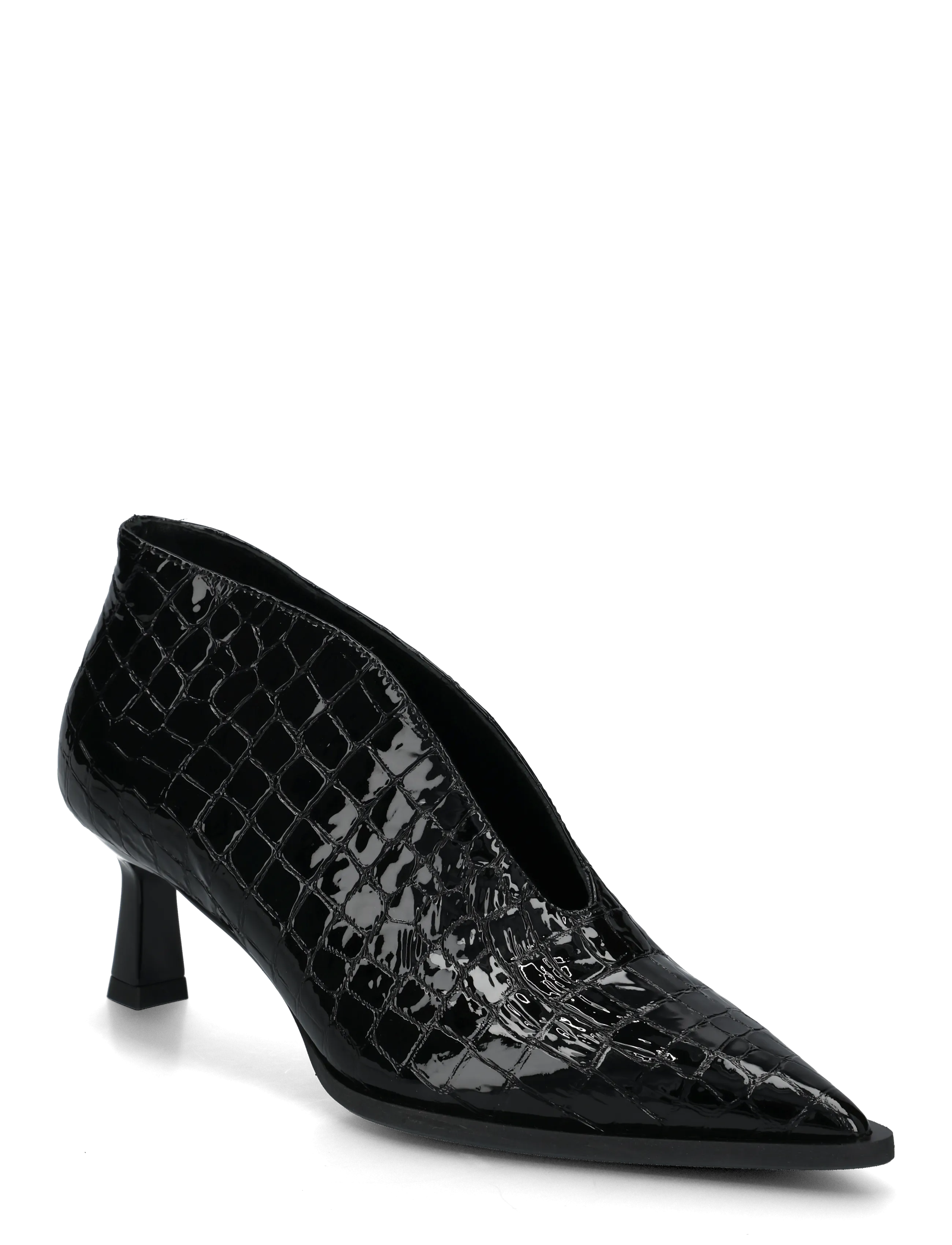 Billi Bi Pumps - Pumps - BLACK CROCO PATENT / black