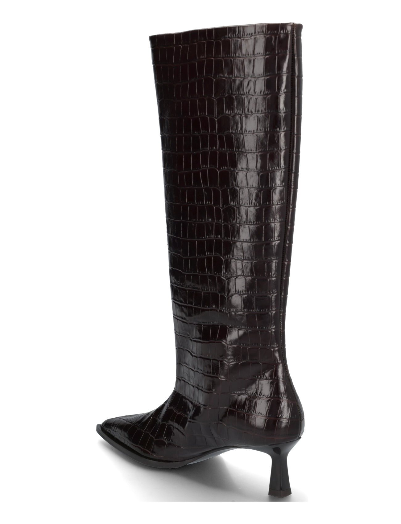 Billi Bi - Long Boots - langskaftede støvler - brown monterrey croco - 1