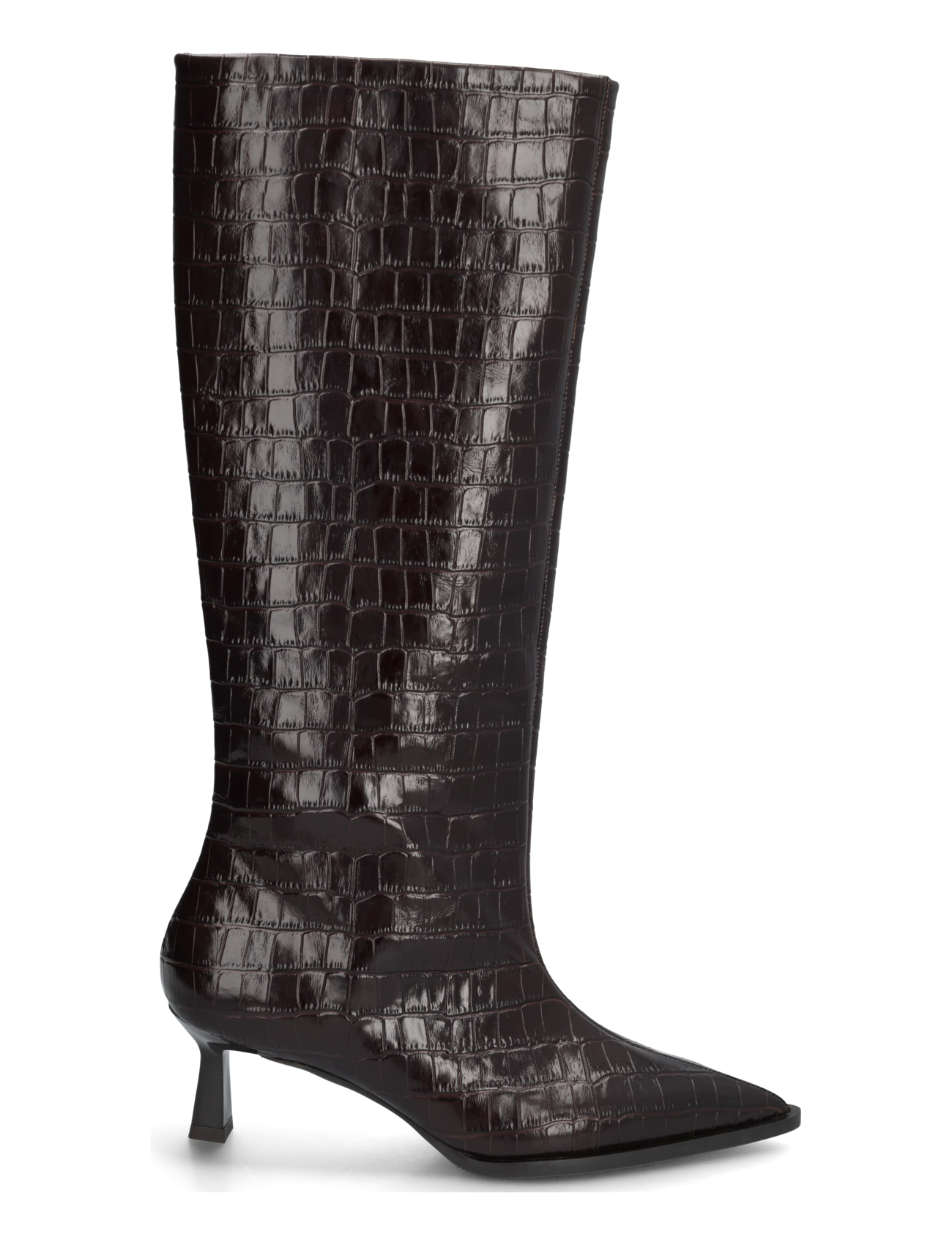 Billi Bi - Long Boots - langskaftede støvler - brown monterrey croco - 2