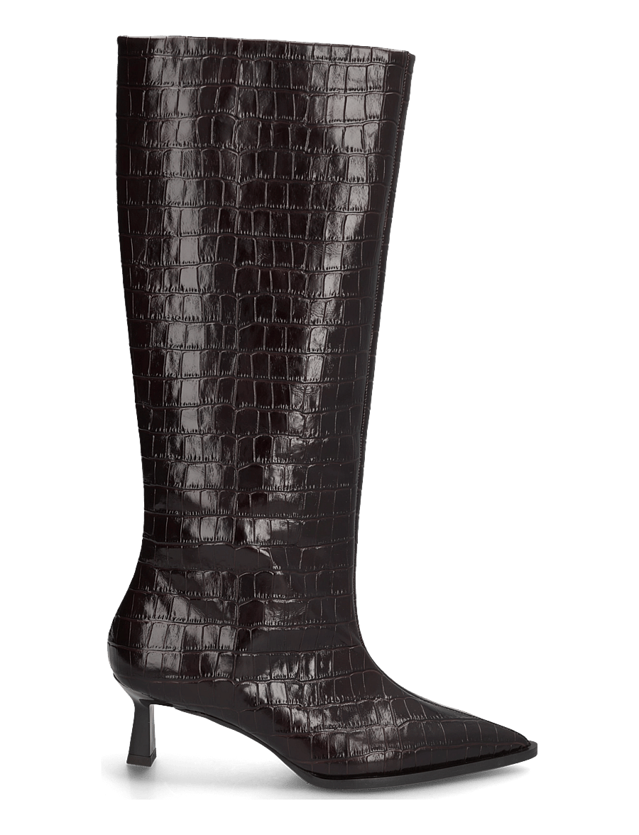 Billi Bi - Long Boots - langskaftede støvler - brown monterrey croco - 2