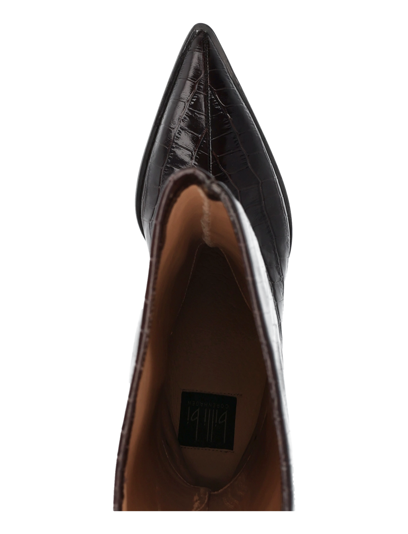 Billi Bi - Long Boots - langskaftede støvler - brown monterrey croco - 3
