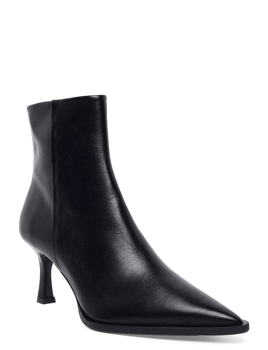 Billi Bi - Booties - kontsaga poolsaapad - black calf - 0