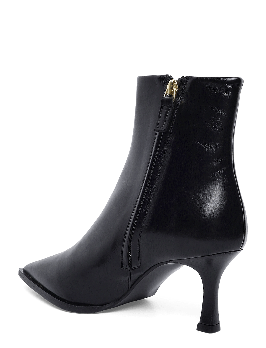 Billi Bi - Booties - kontsaga poolsaapad - black calf - 1