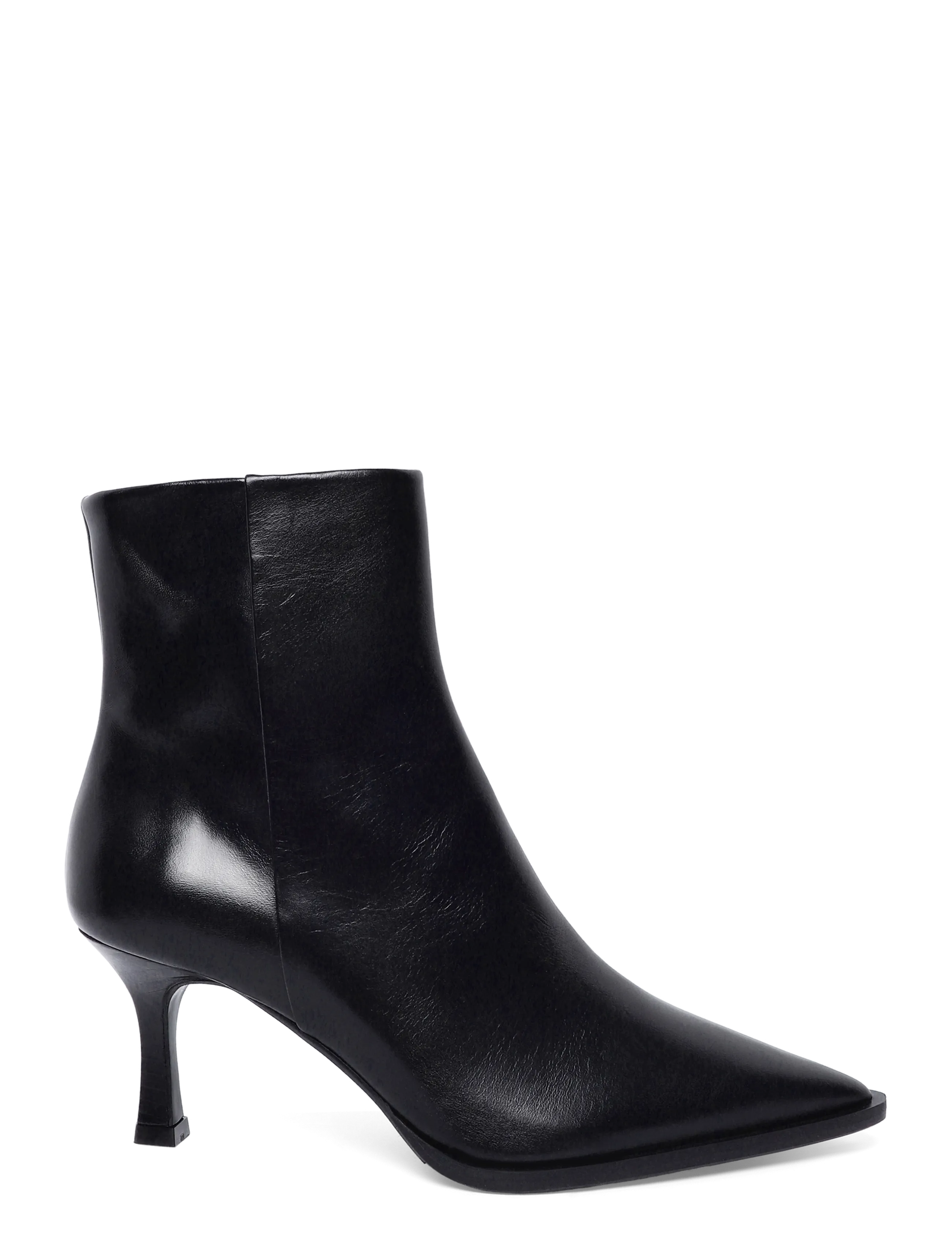 Billi Bi - Booties - kontsaga poolsaapad - black calf - 2