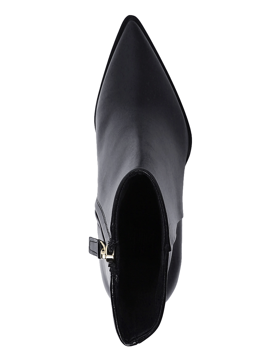 Billi Bi - Booties - kontsaga poolsaapad - black calf - 3