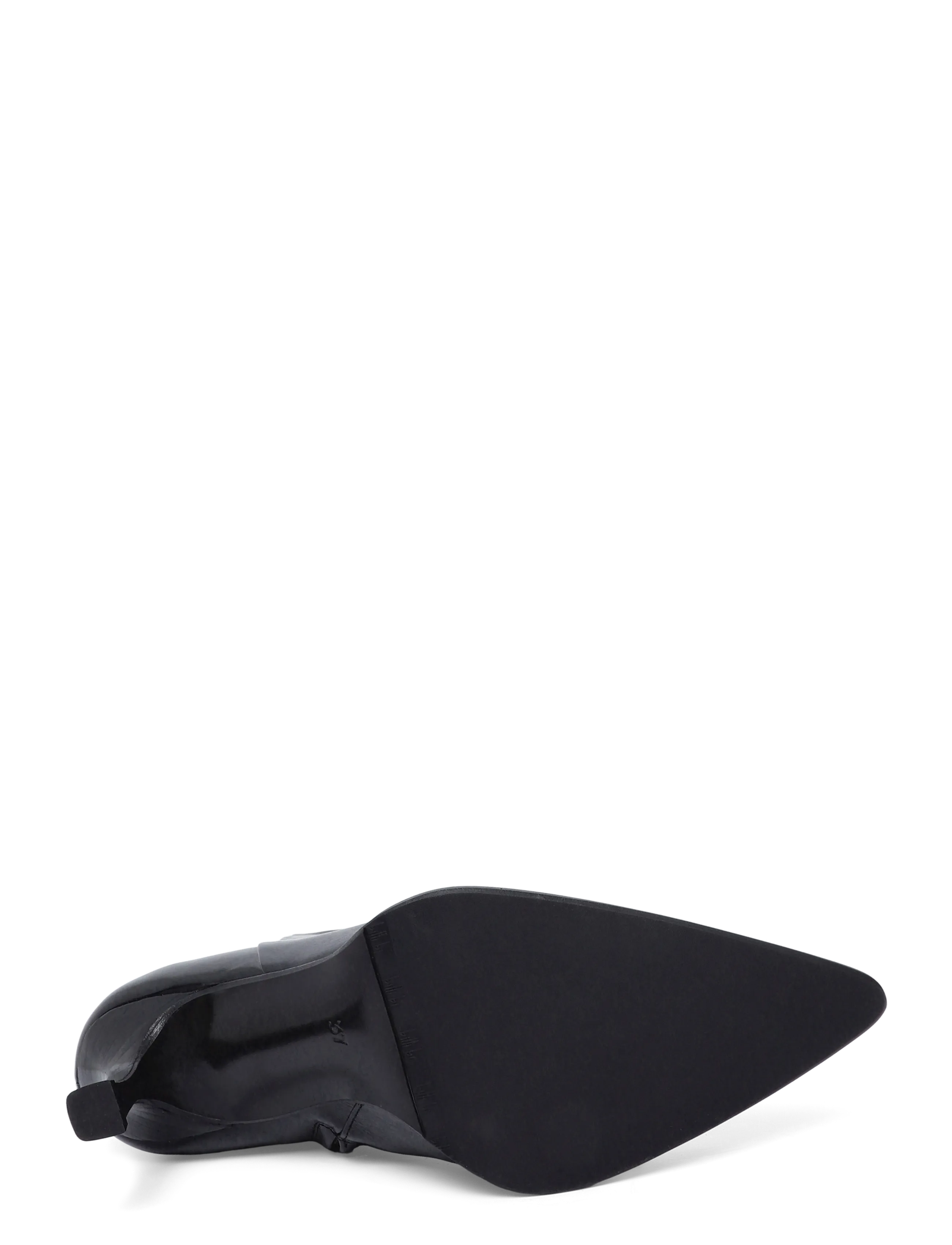 Billi Bi - Booties - kontsaga poolsaapad - black calf - 4