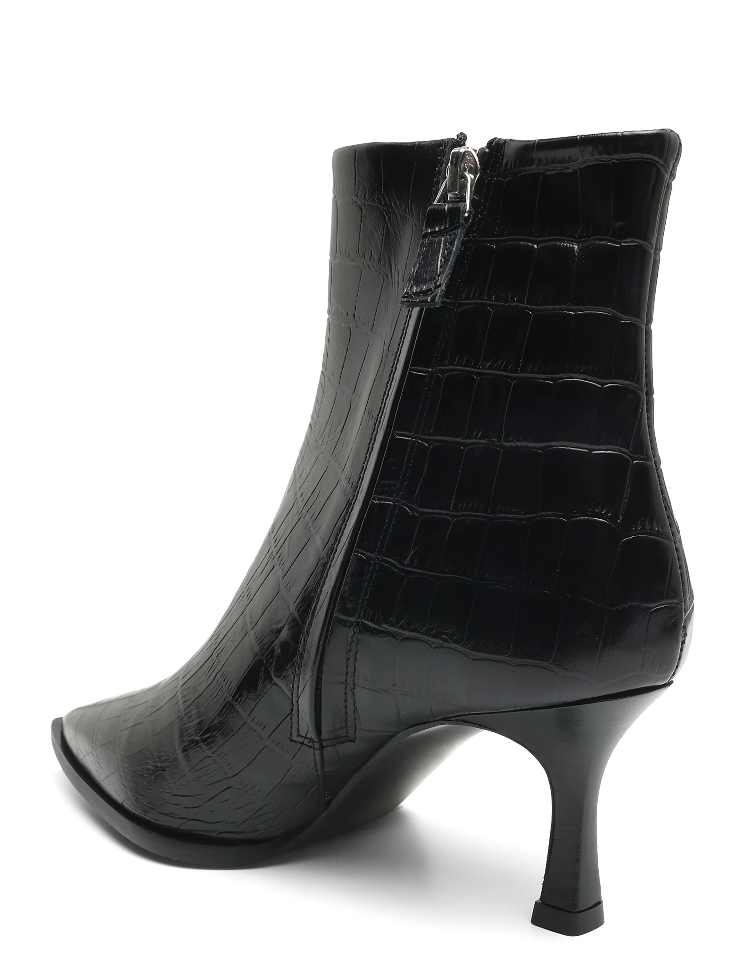 Billi Bi - Booties - heeled ankle boots - black monterrey croco - 1
