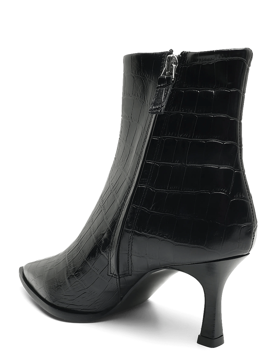 Billi Bi - Booties - kontsaga poolsaapad - black monterrey croco - 1