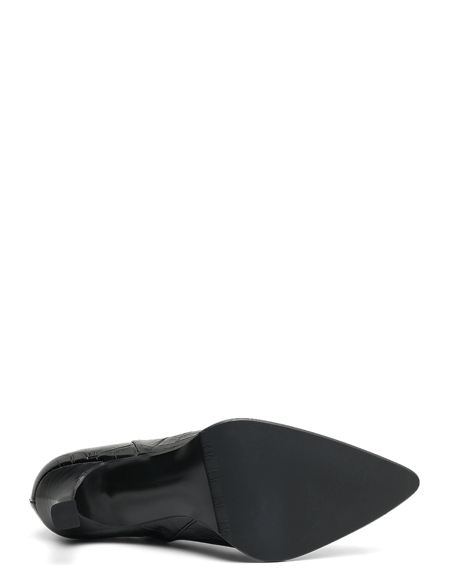 Billi Bi - Booties - kontsaga poolsaapad - black monterrey croco - 4