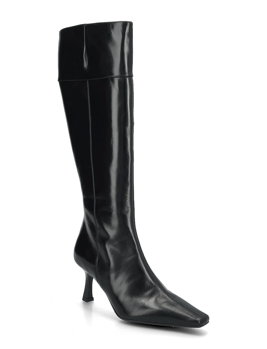 Billi Bi - Long Boots - knähöga stövlar - black calf - 0