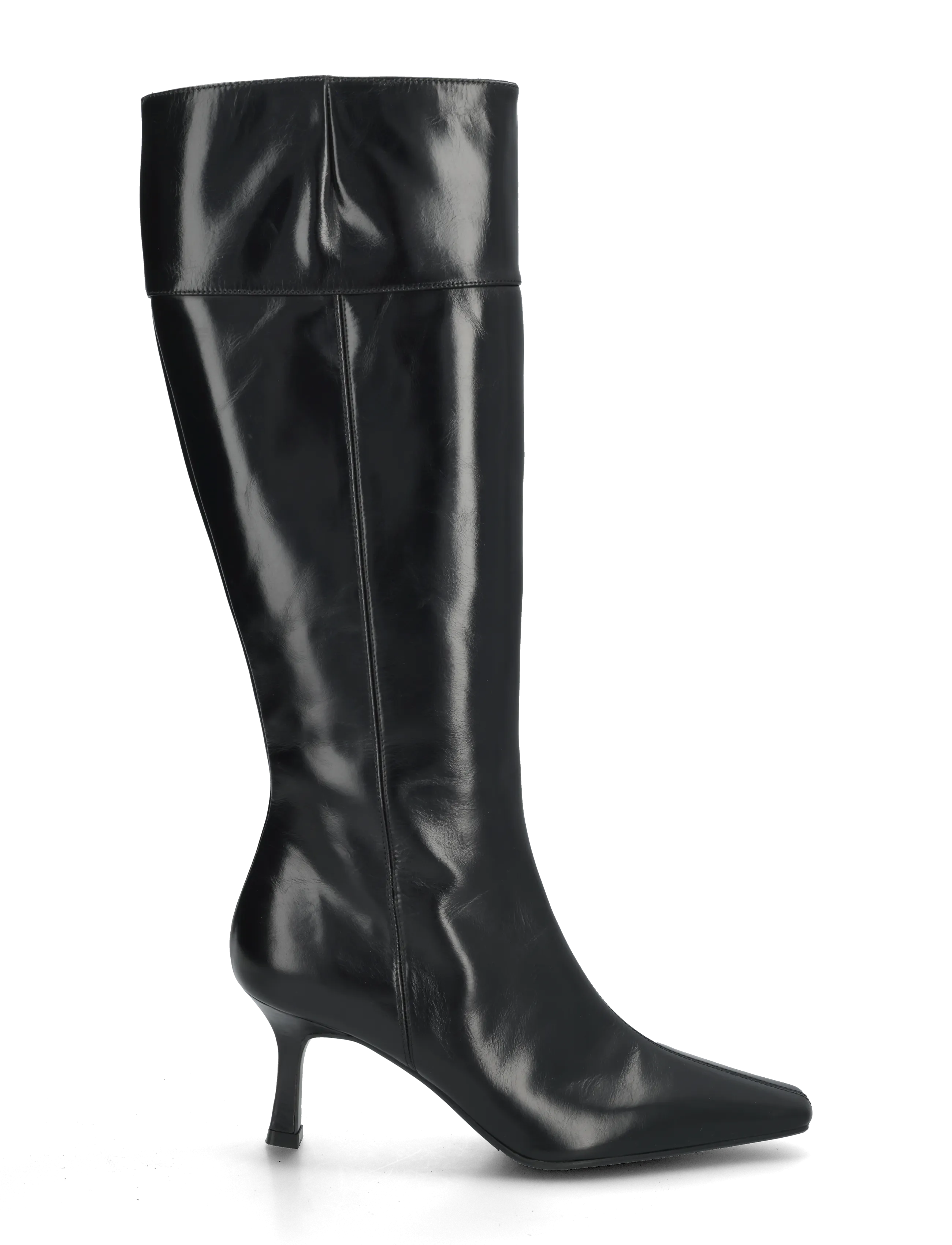 Billi Bi - Long Boots - knähöga stövlar - black calf - 2