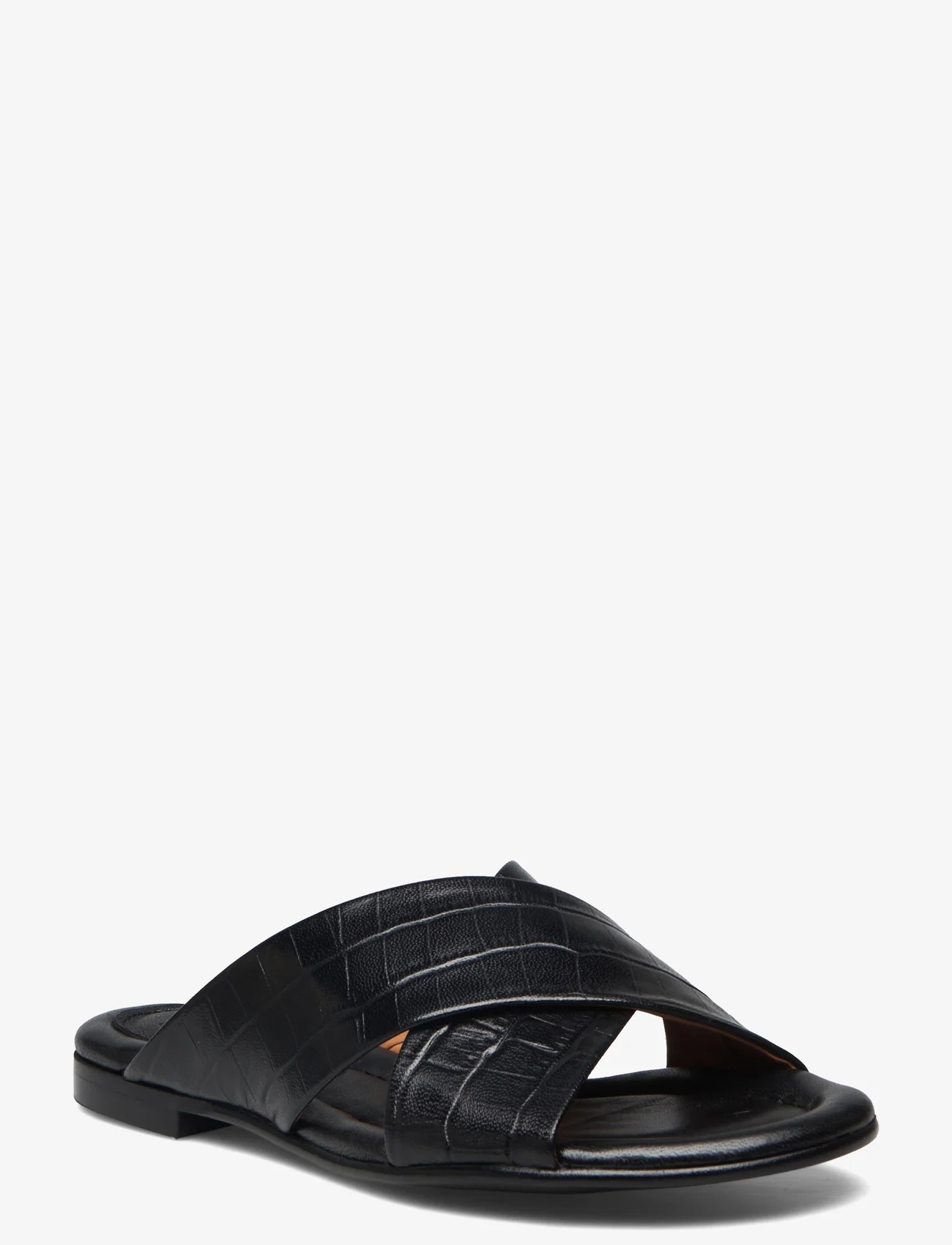 Billi Bi - Sandals - platta sandaler - black croco 20 - 0