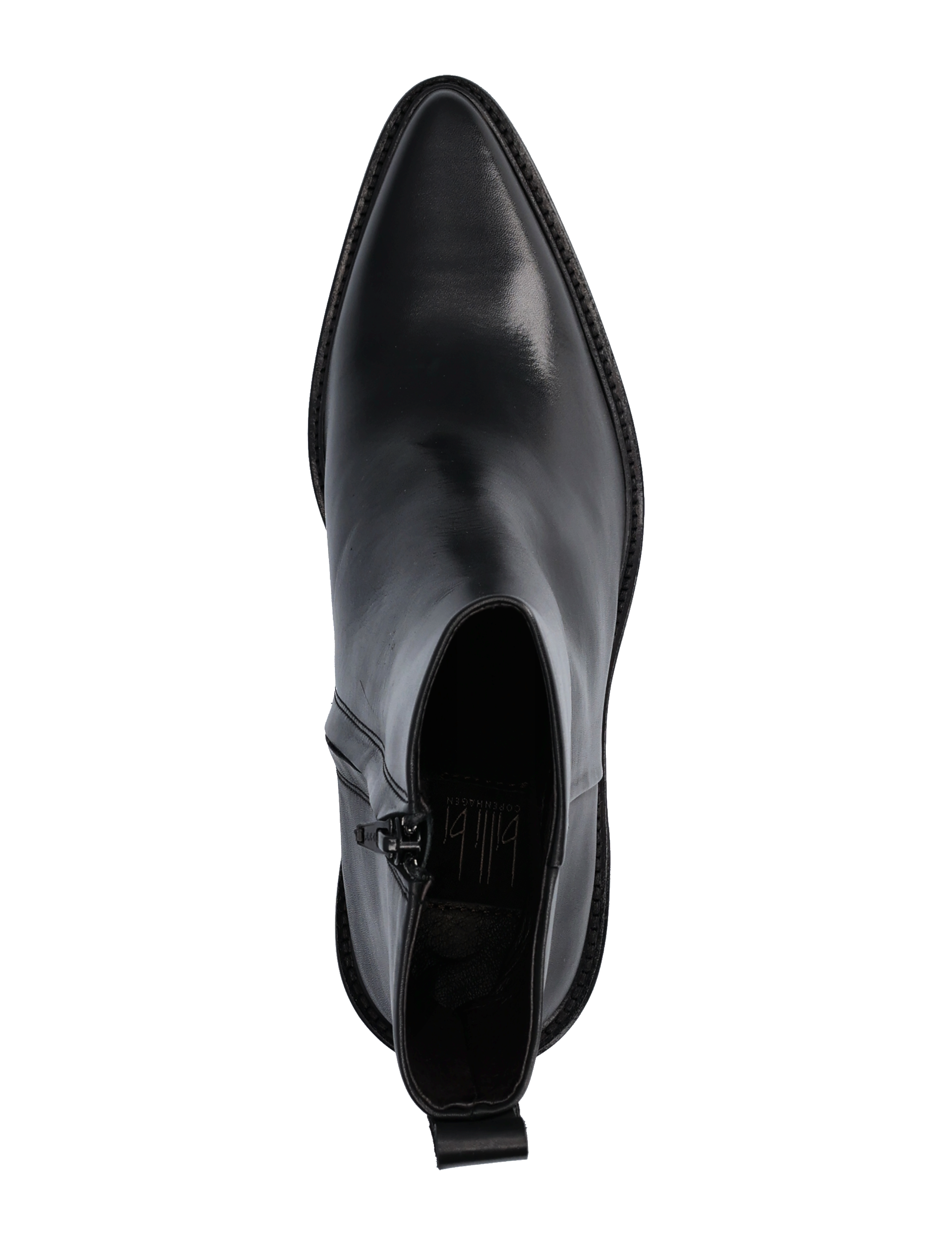 Billi Bi - Booties - høj hæl - black calf - 3