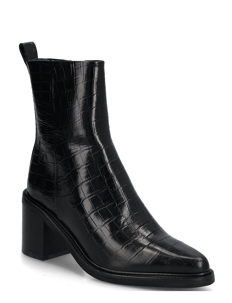 Billi Bi - Booties - kontsaga poolsaapad - black monterrey croco - 0